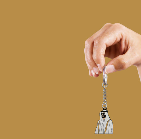 oh, Wanted Studio Brooch - Sheikh Mohamed Bin Zayed Al Nahyan 02, Metal